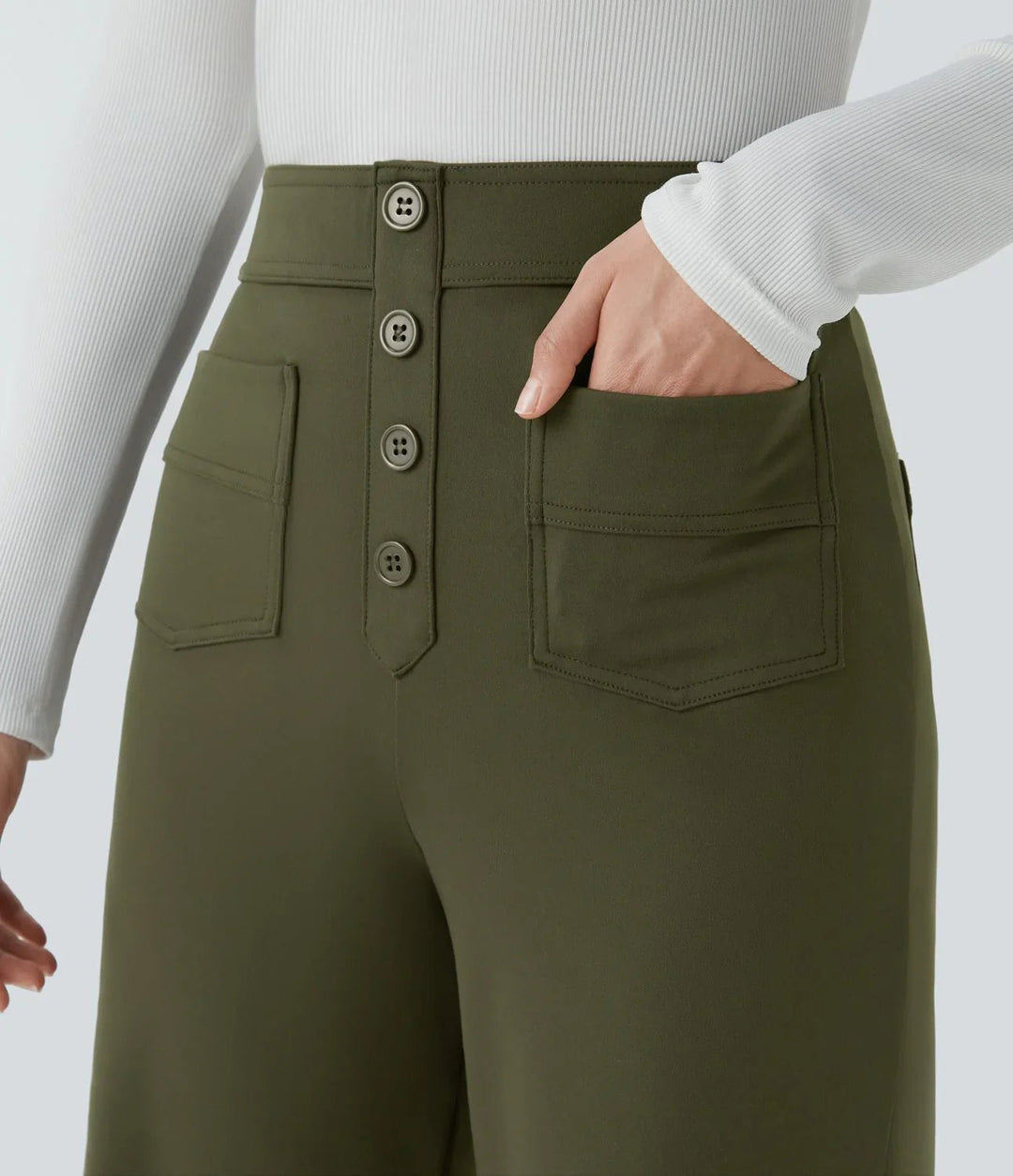 Jade | Comfortable Elastic Trousers