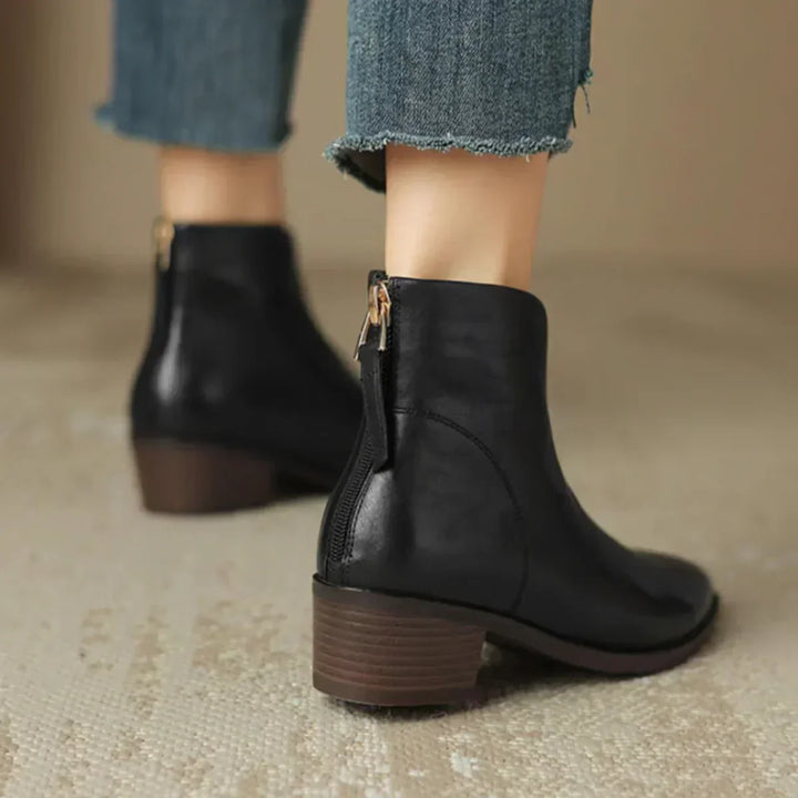Viela | Orthopaedic Leather Ankle Boots ⏐ Premium Edition