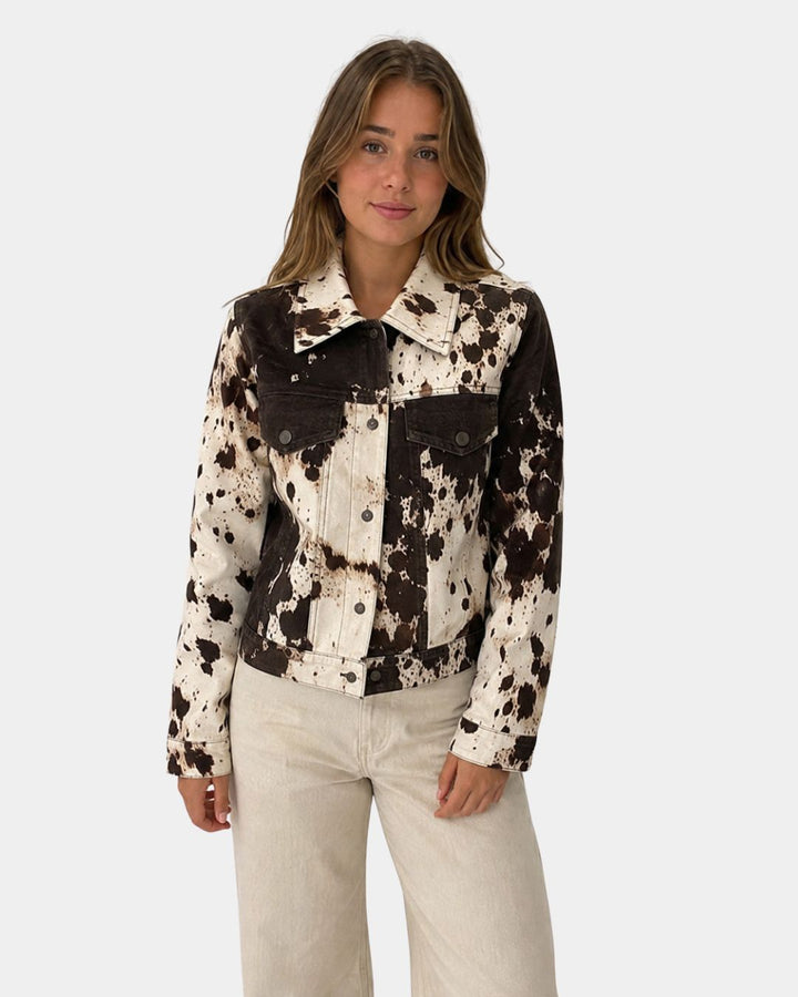 Belléa | Cow Print Jacket