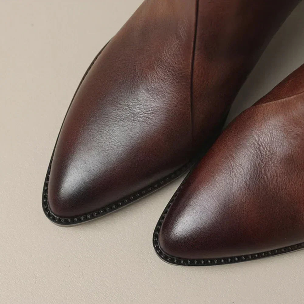 Viela | Orthopaedic Leather Ankle Boots ⏐ Premium Edition