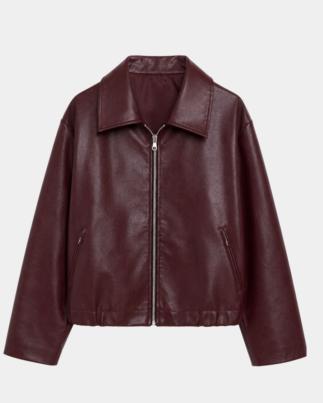 Rosélinea | Classic Faux Leather Jacket