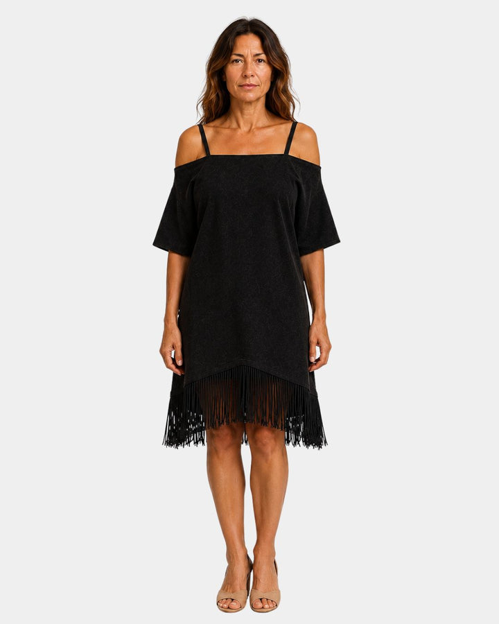 Héloïsette | Strappy Dress with Fringes