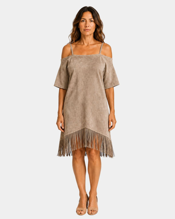 Héloïsette | Strappy Dress with Fringes