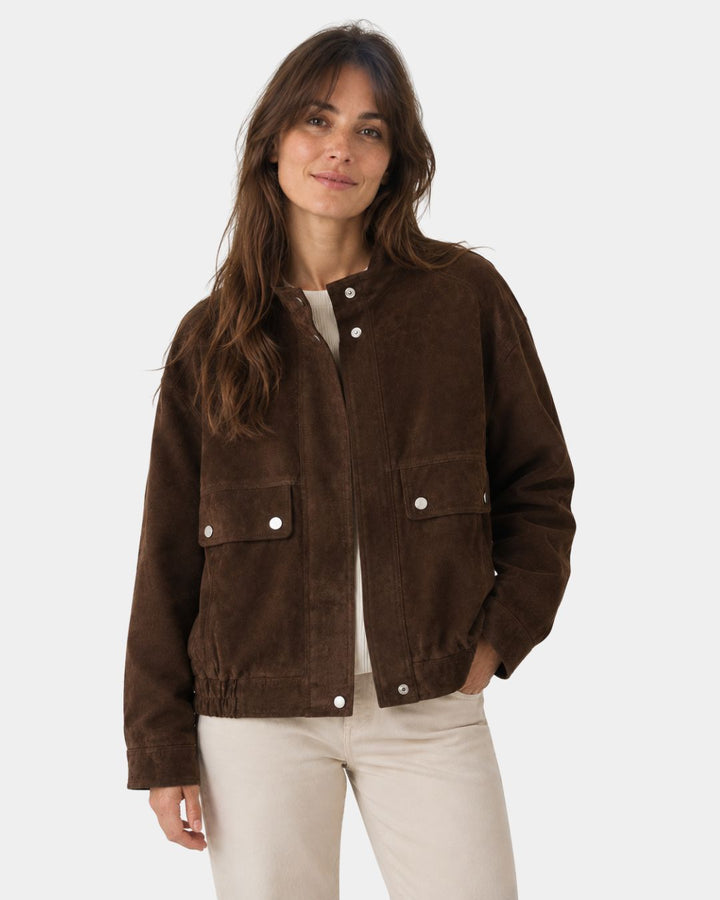 Cléoria | Short Jacket with Fastening and Pockets