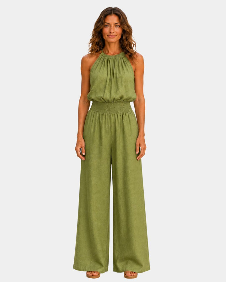 Ghisleine | Elegant Jumpsuit with Halter Neck