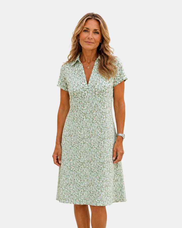 Hersilie | Casual Dress with Floral Pattern