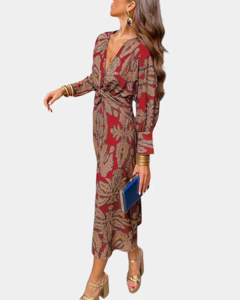 Eve | Elegant Dress with Timeless Print