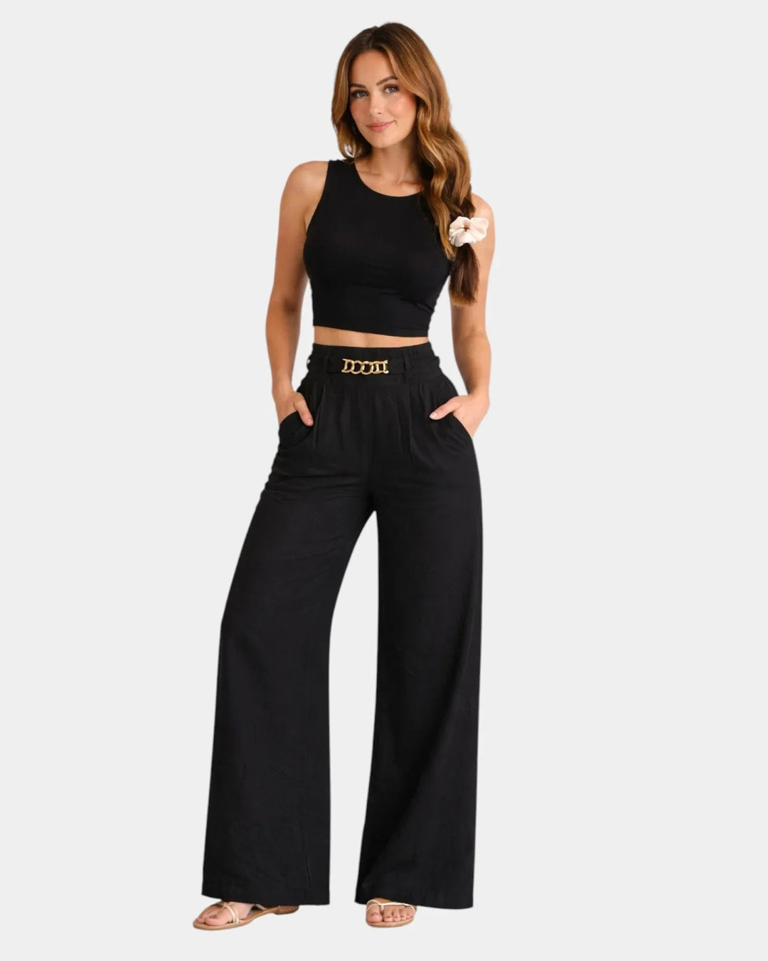 Audrey | Elegant Wide-Leg Trousers