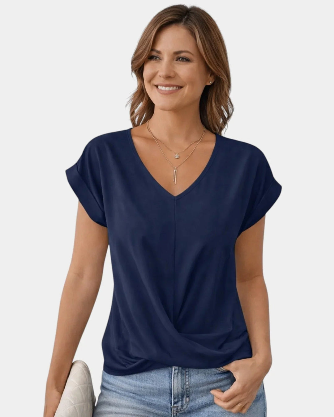 Patricia | V-Neck Top with Tummy Control