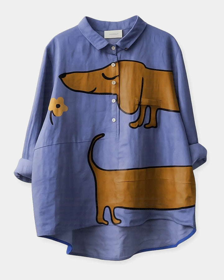 Jade | Timeless shirt with print