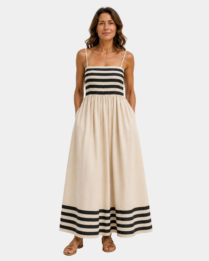 Ismeralda | Long Striped Dress