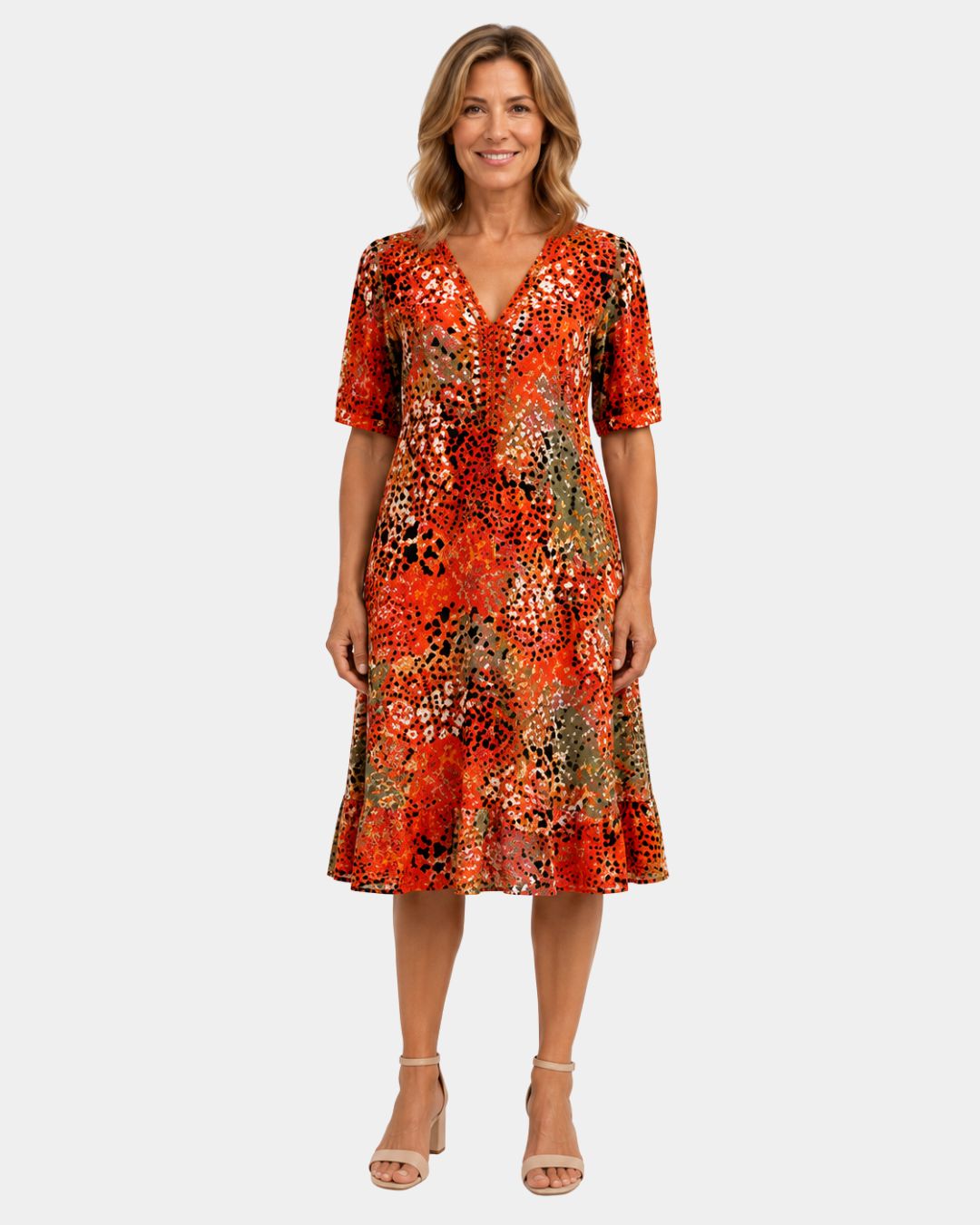Adèle | Dress with V-neck