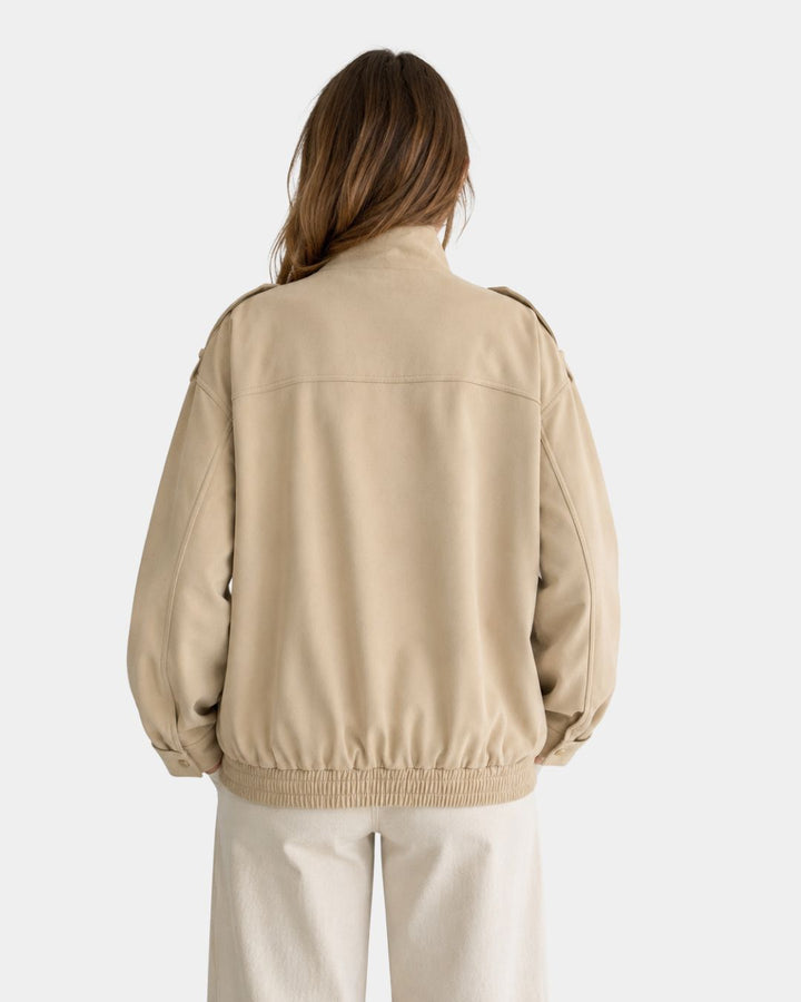 Juléane | Elegant bomber jacket with high collar