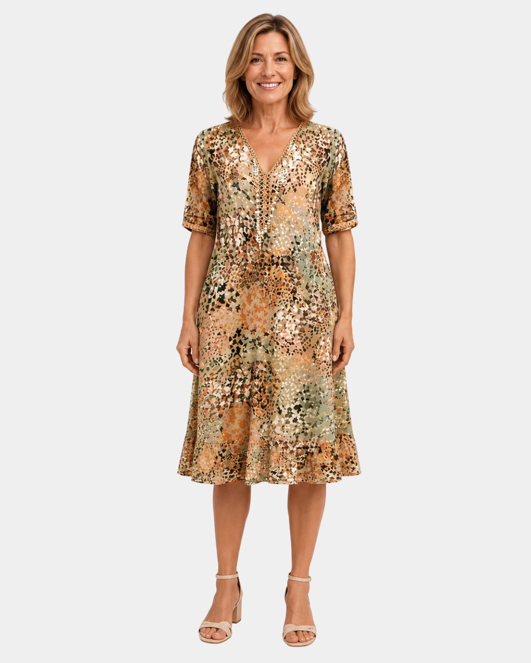 Adèle | Dress with V-neck