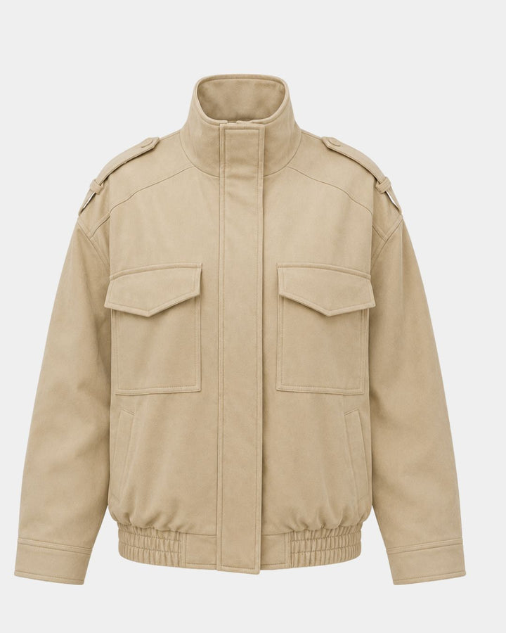 Juléane | Elegant bomber jacket with high collar