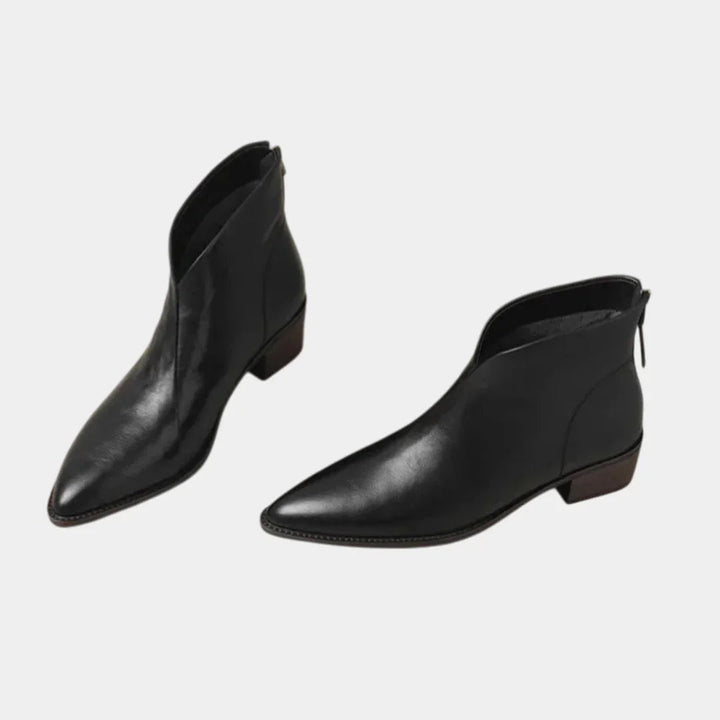 Viela | Orthopaedic Leather Ankle Boots ⏐ Premium Edition