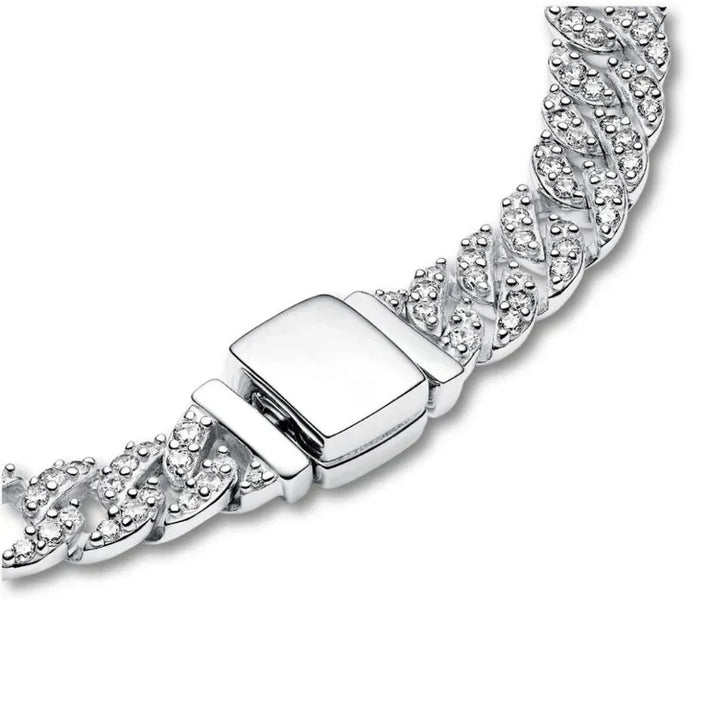 Adele | Cuban Bracelet in Moissanite