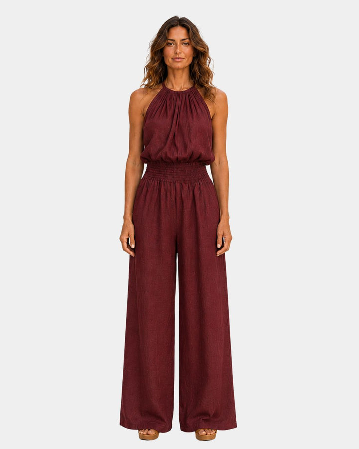 Ghisleine | Elegant Jumpsuit with Halter Neck