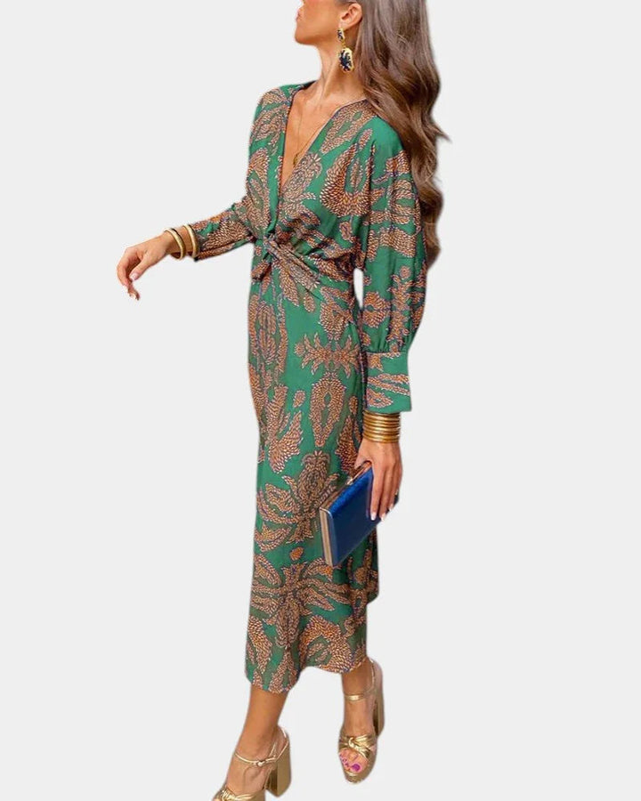 Eve | Elegant Dress with Timeless Print