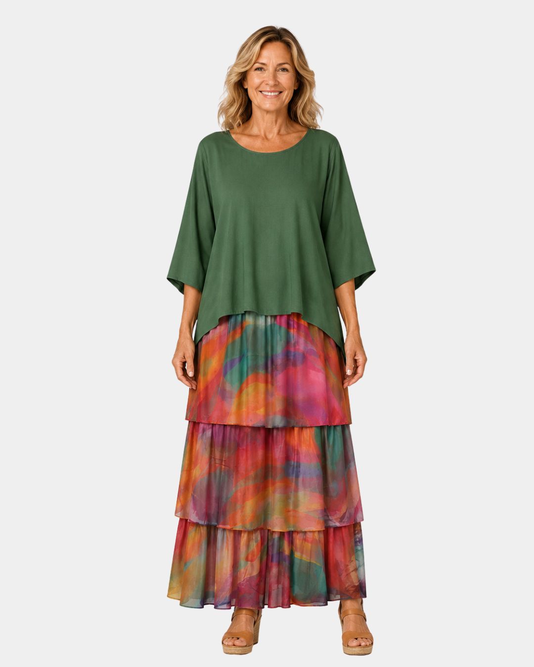 Agnès | Elegant Fluid Maxi Dress