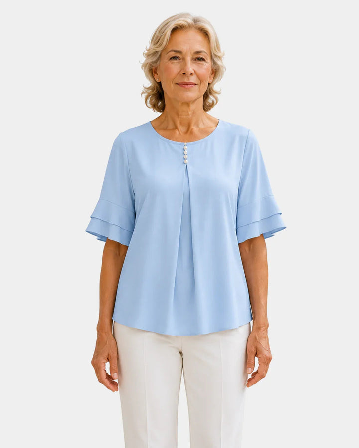 Hadelinde | Elegant Button Blouse
