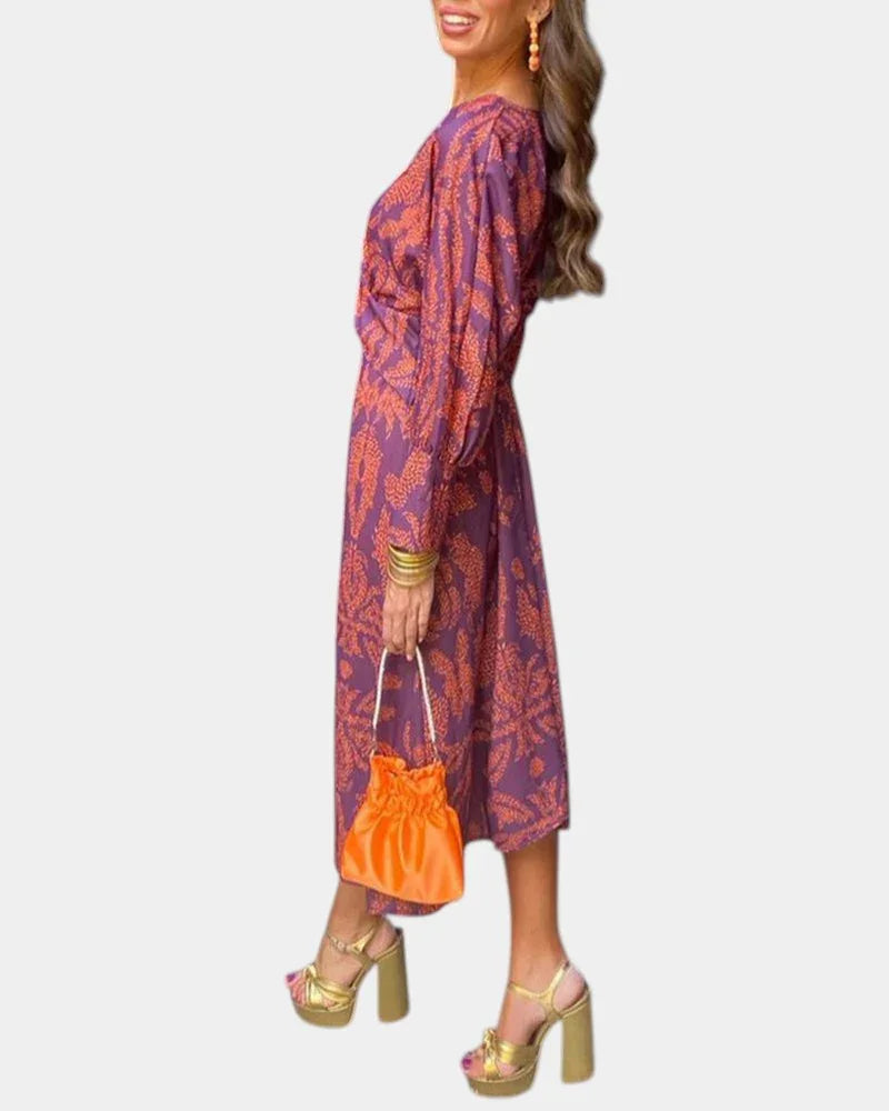 Eve | Elegant Dress with Timeless Print