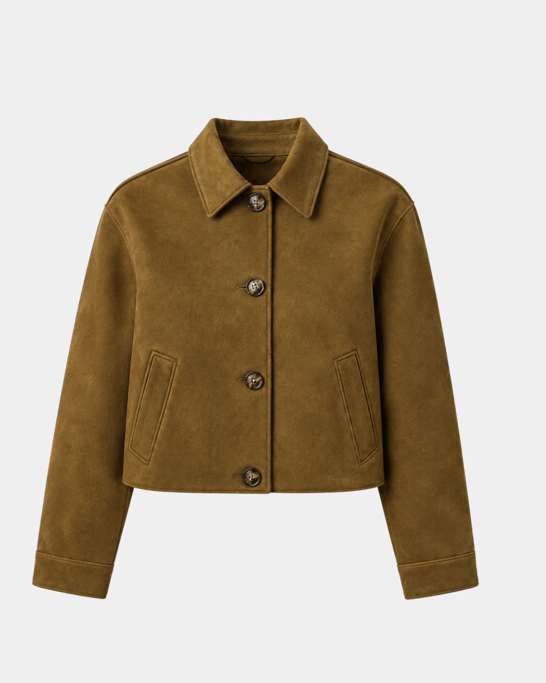 Floréanne | Elegant Casual Jacket with French Collar and Long Sleeves