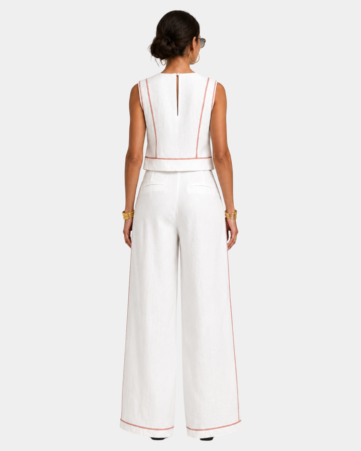 Aymone | Modern Design Trouser and Blouse Set
