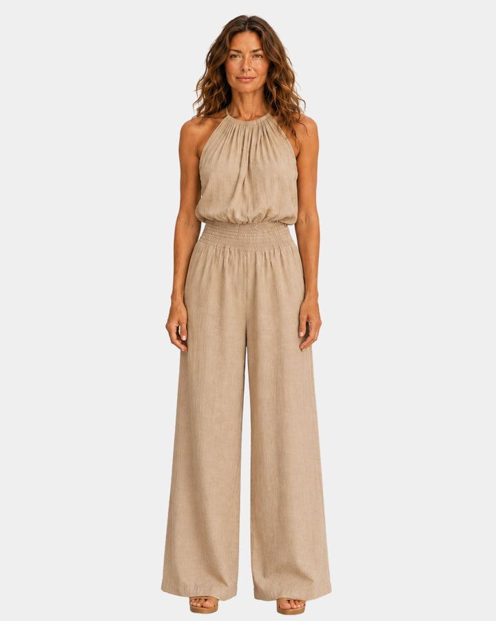 Ghisleine | Elegant Jumpsuit with Halter Neck