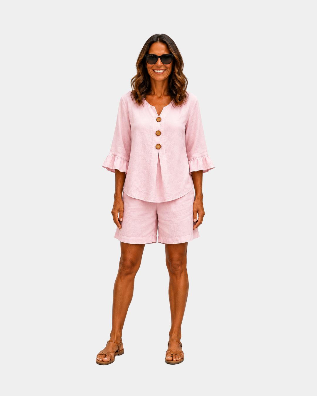 Auberte | Co-ord short and blouse