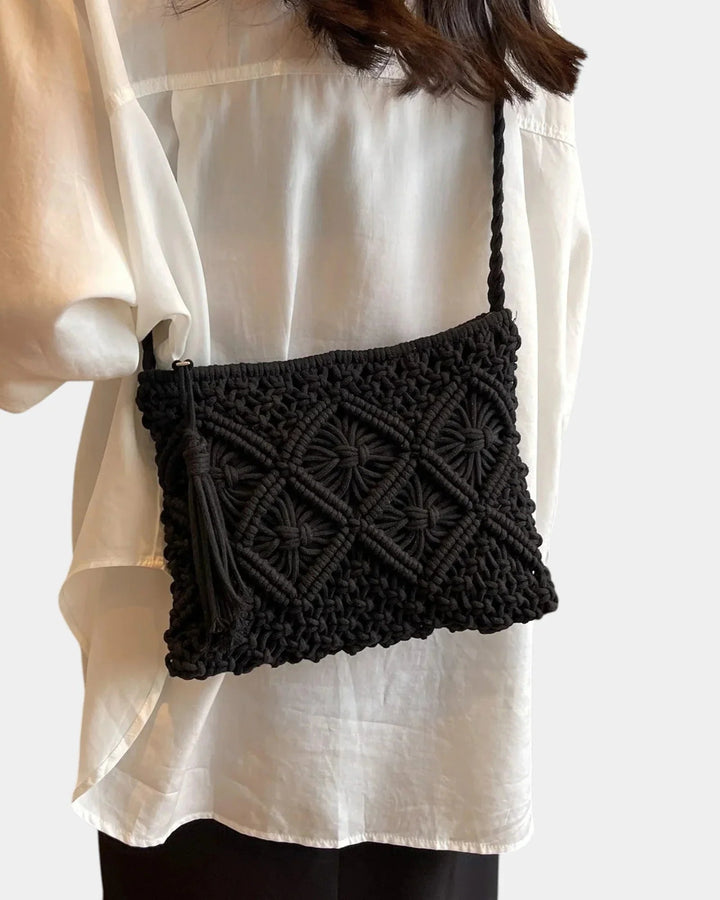 Patricia | Woven Effect Crossbody Bag