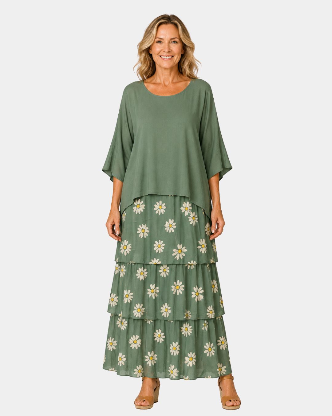 Agnès | Elegant Fluid Maxi Dress
