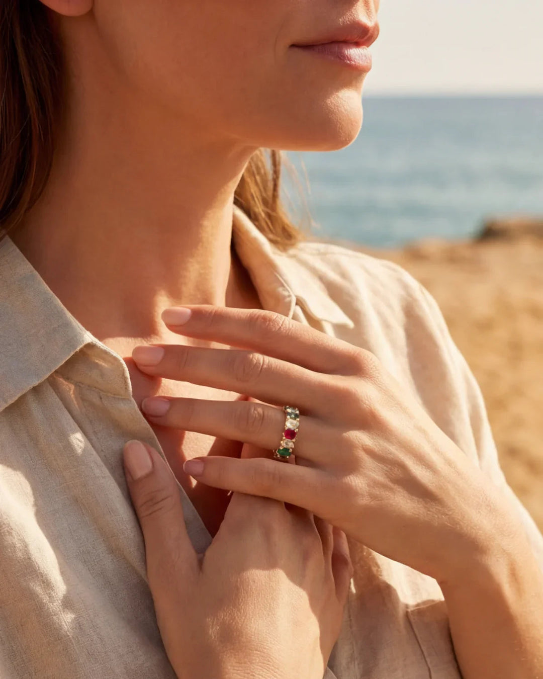 Carole | Ring with Stones