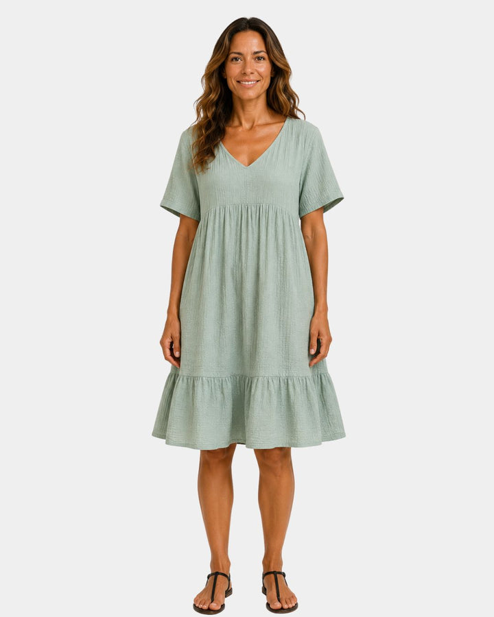 Alixandre | Textured Midi Dress