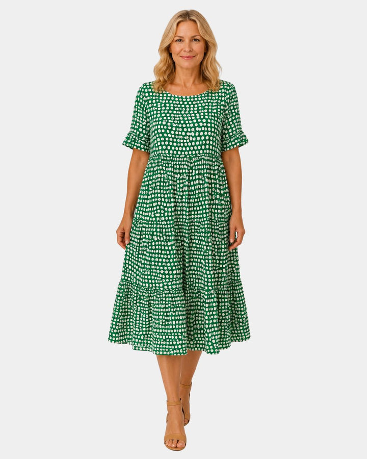 Belzamine | Lightweight Polka Dot Dress