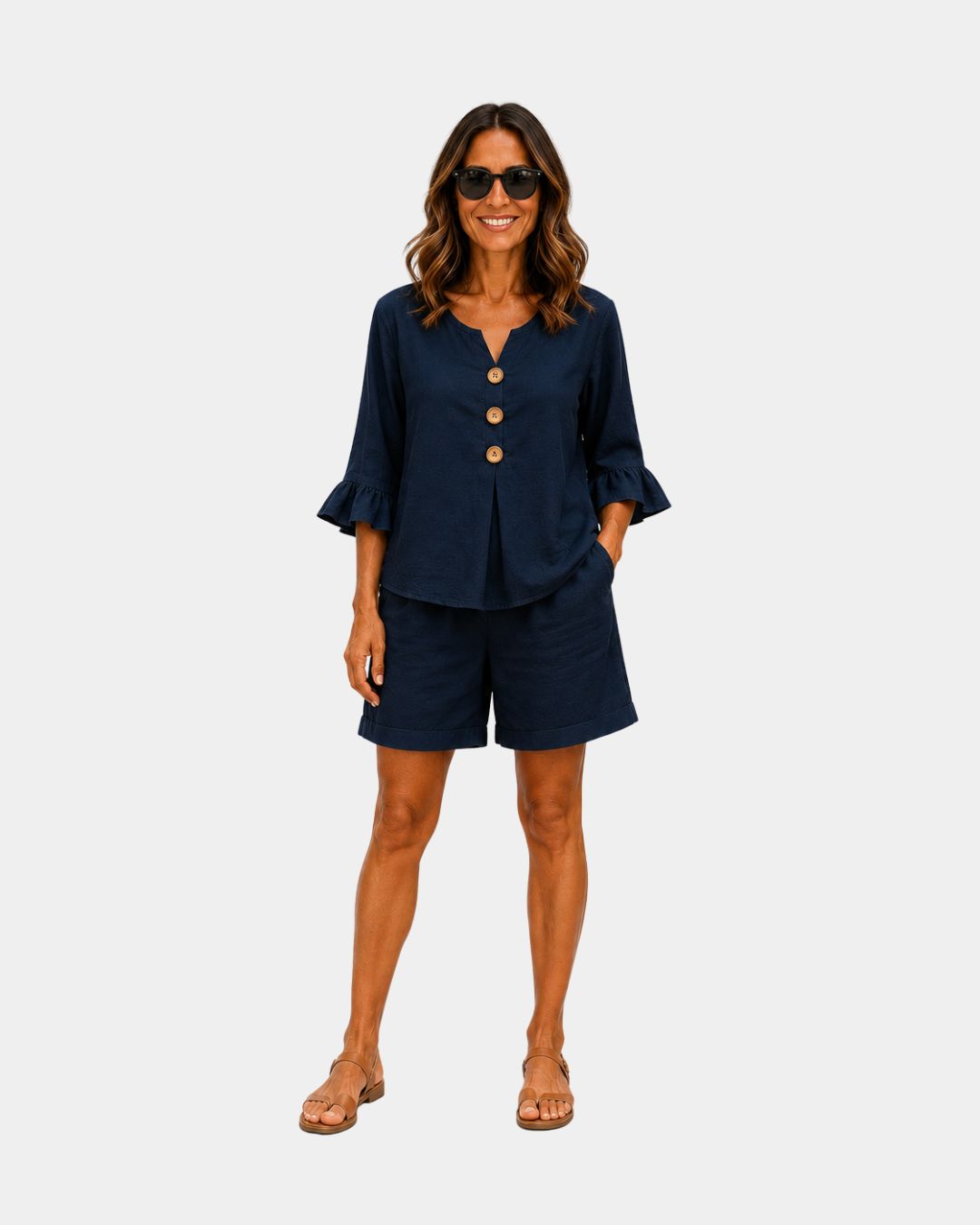 Auberte | Co-ord short and blouse