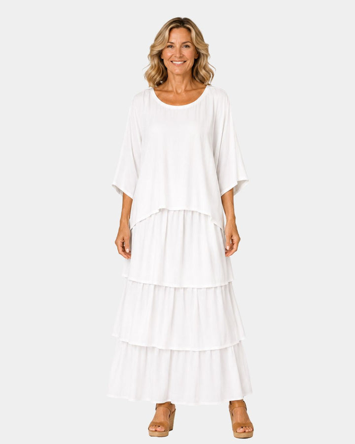 Agnès | Elegant Fluid Maxi Dress