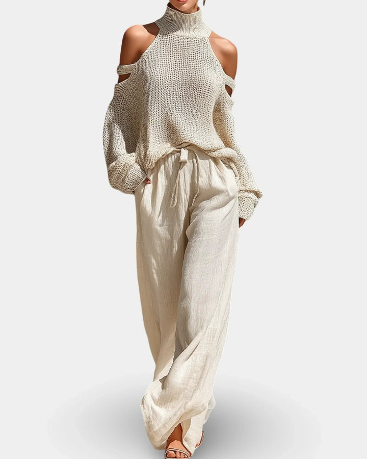 Camile | Stylish Knit Set and Trousers