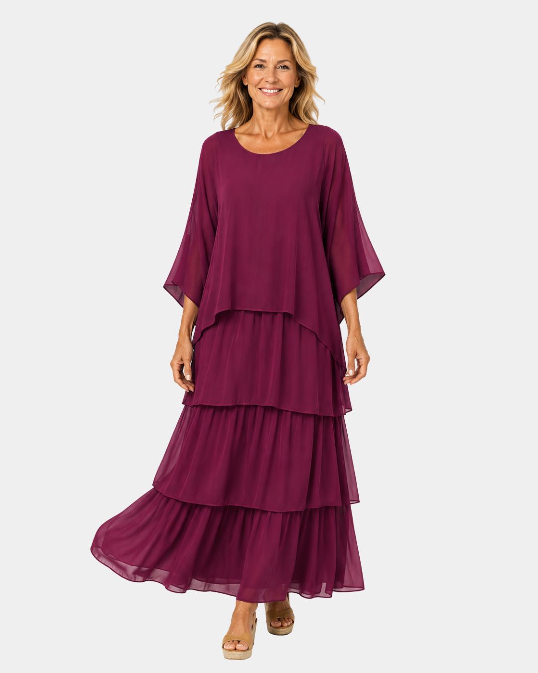 Agnès | Elegant Fluid Maxi Dress