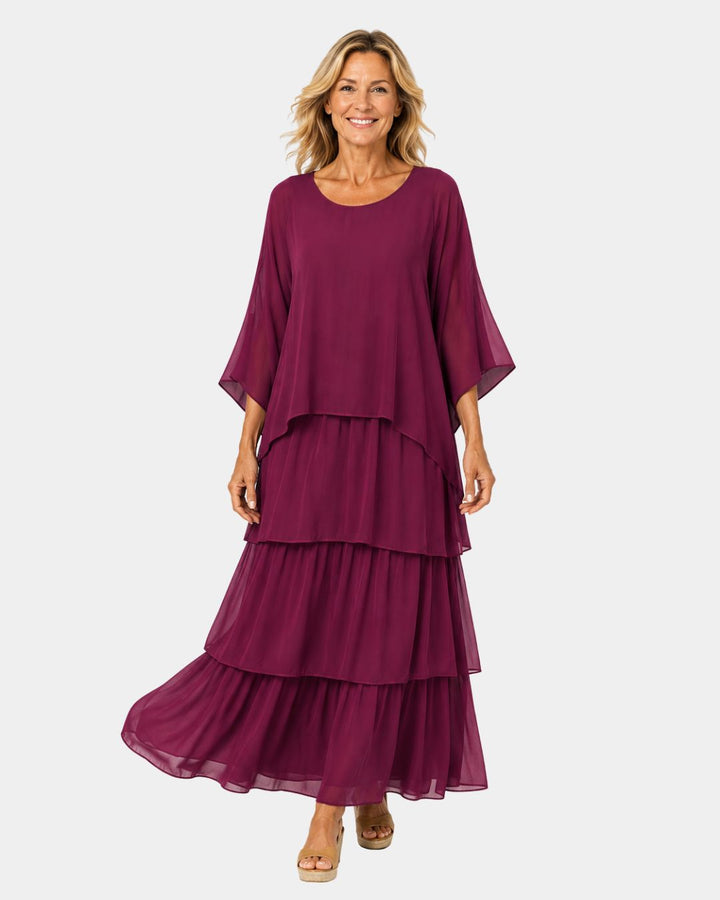 Agnès | Elegant Fluid Maxi Dress