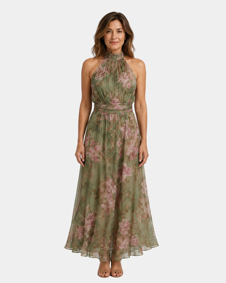 Maïa | Elegant Floral Maxi Dress