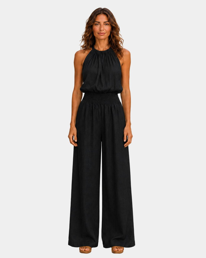 Ghisleine | Elegant Jumpsuit with Halter Neck