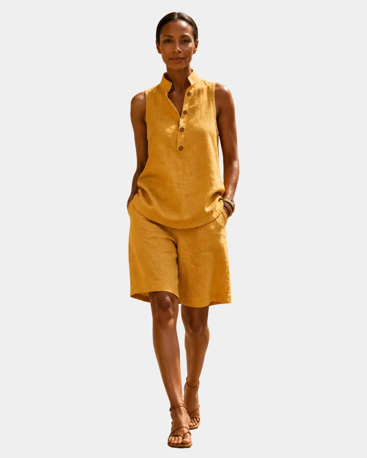 Mélior | Sleeveless Summer Set with Shorts