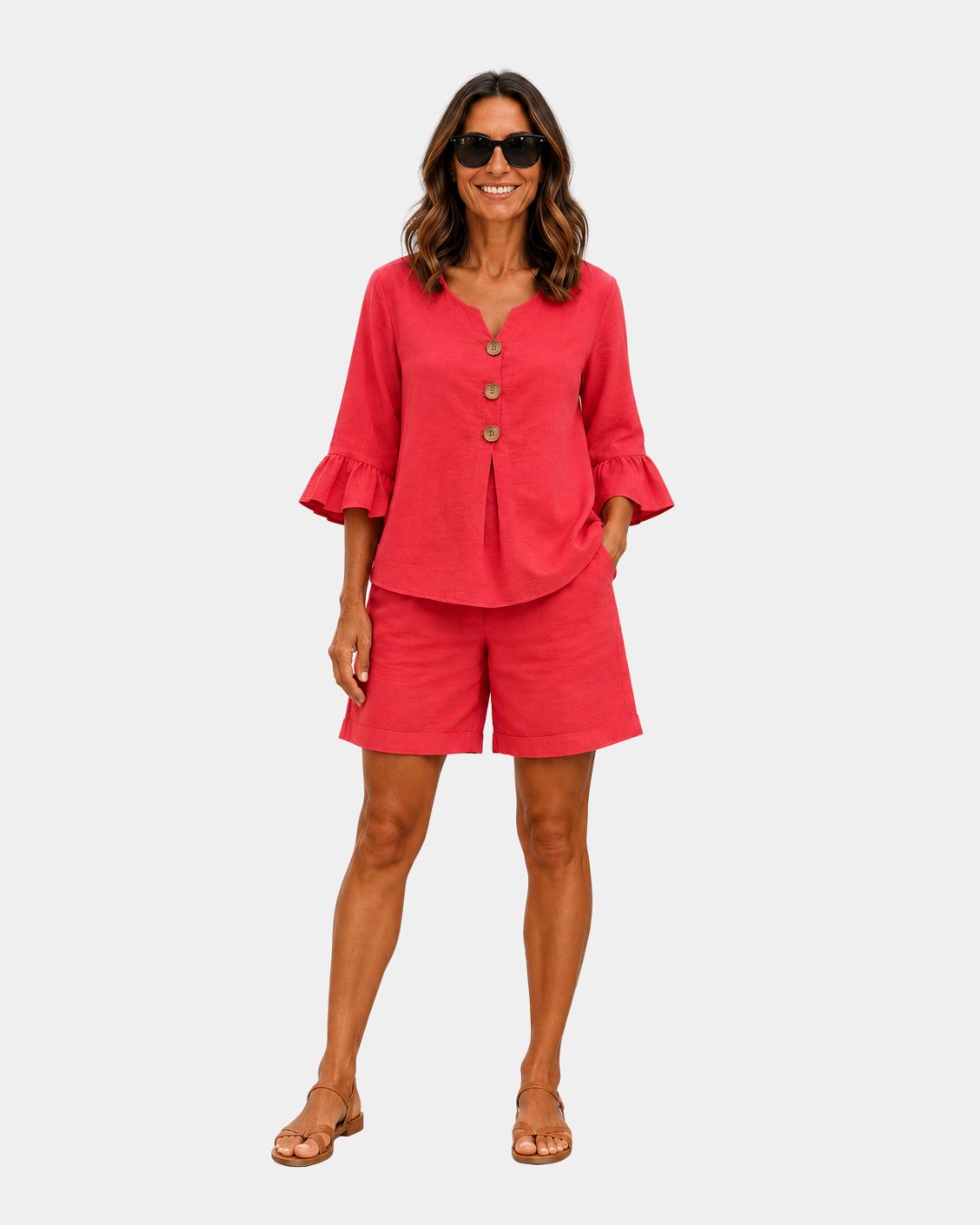 Auberte | Co-ord short and blouse