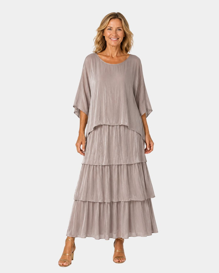 Agnès | Elegant Fluid Maxi Dress