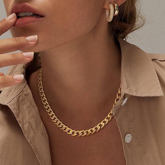 Léa | Round Gold Necklace