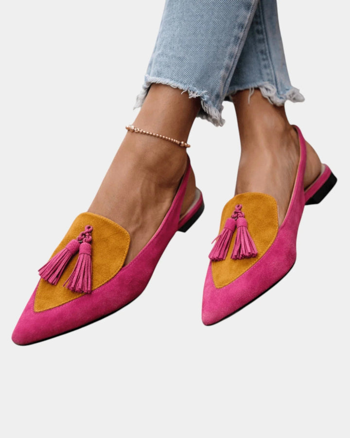 Francette | Heeled Sandals with Fringing