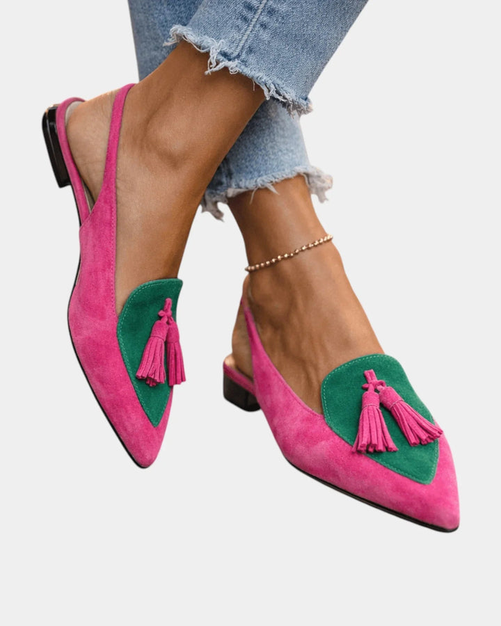 Francette | Heeled Sandals with Fringing