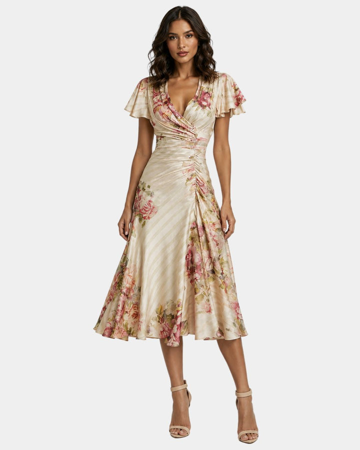 Bibiane | Midi Floral Dress