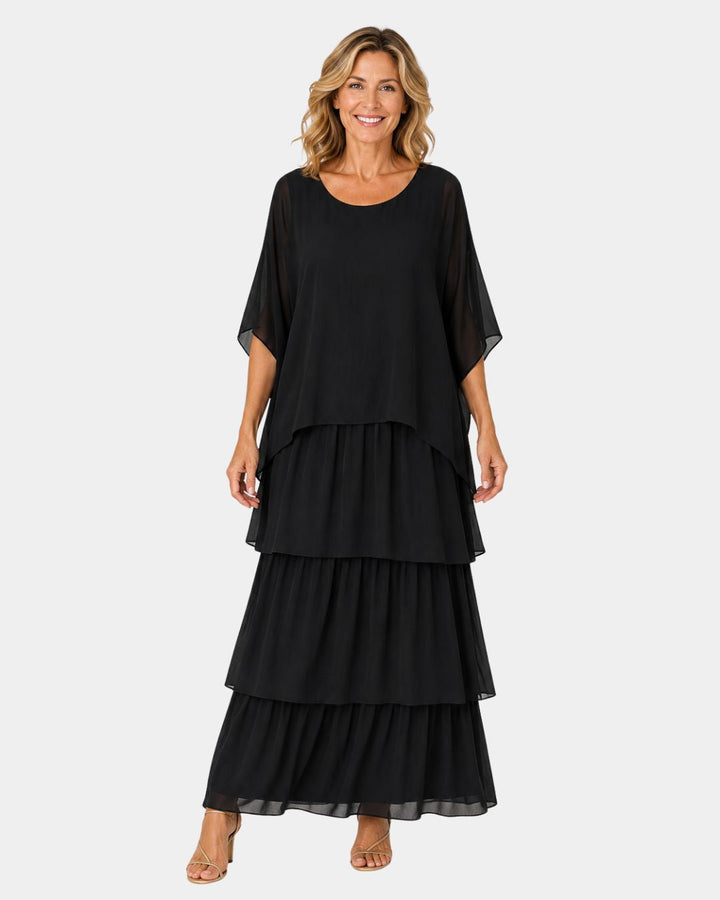 Agnès | Elegant Fluid Maxi Dress